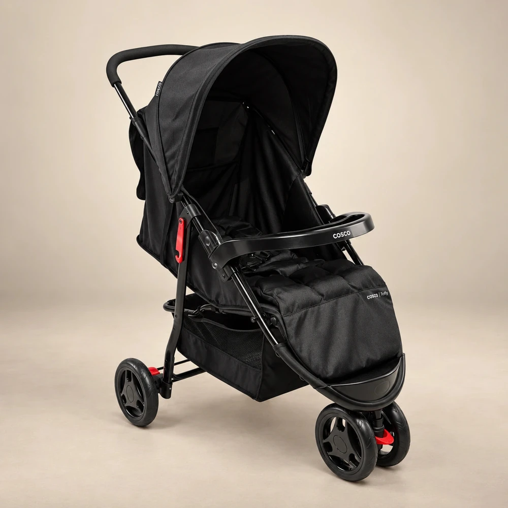 Carrinho Cosco Kids Toffy — Preto Absoluto
